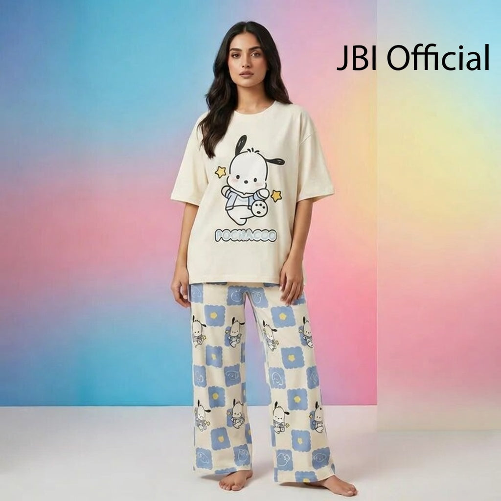WEITH TADDY & CHEACK PAJAMA PRINTED PJ SETS