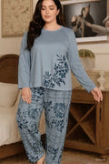 GRAY STYLISH PAJAMA PRINTED PJ SETS