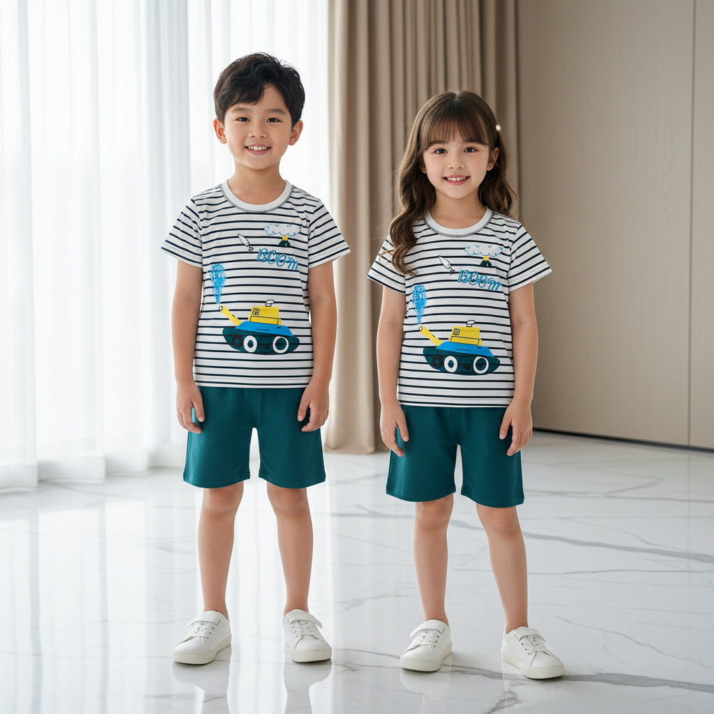 Boom Panzer Kids Short