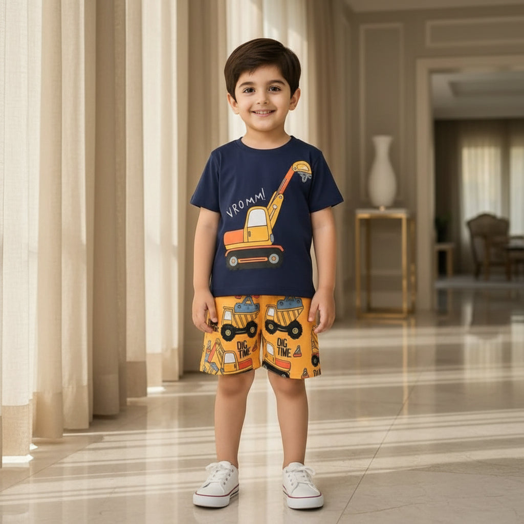 Two children wearing matching outfits with a JBI Official logo above them.