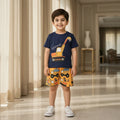 Two children wearing matching outfits with a JBI Official logo above them.