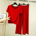 Black Neck Red Longwear PJ Set Artical #1003