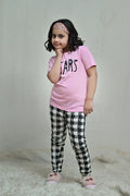 Pink Tears Printed PJ Kids Wears