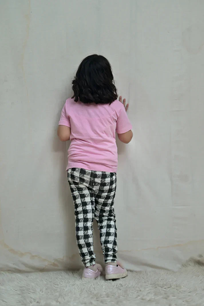 Pink Tears Printed PJ Kids Wears