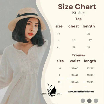 White Round Neck Black Longwear PJ Set Artical #1003