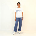 WHITE TOP WITH BLUE TROUSER PAJAMA SETS